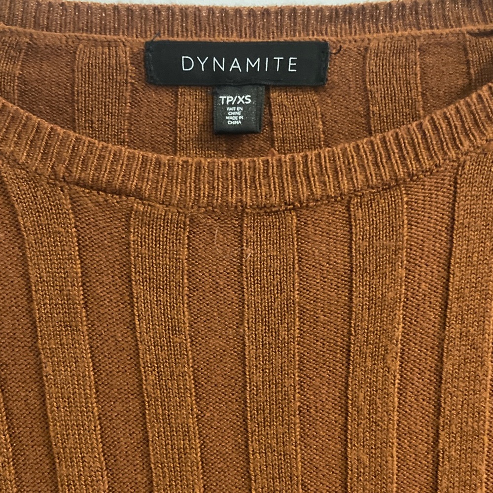 Dynamite Ribbed Knit Top XS - Picture 4 of 4